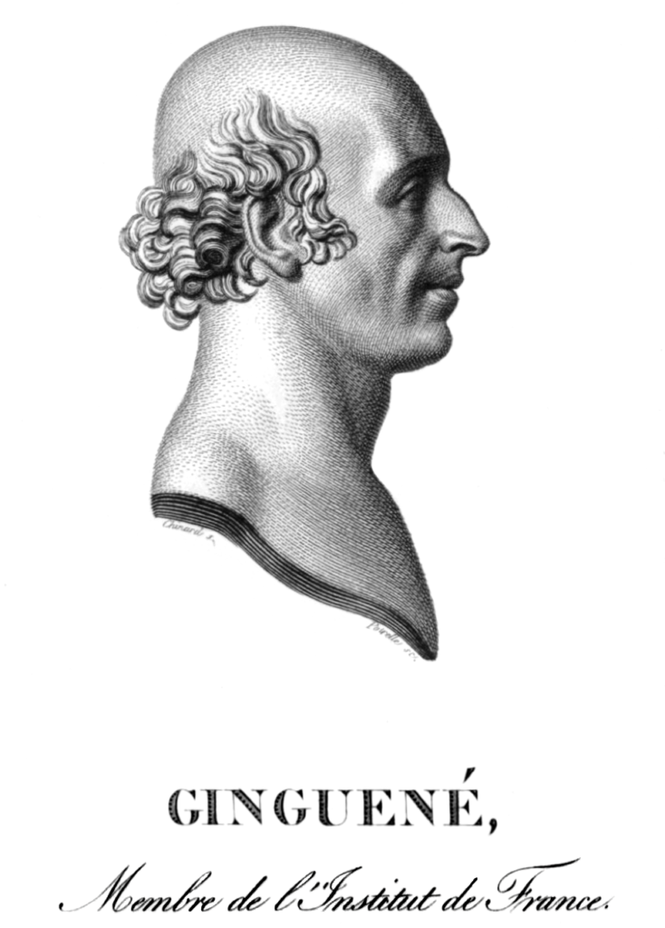 Portrait de Pierre-Louis Ginguené