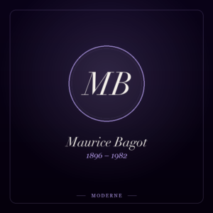 Monogramme de Maurice Bagot