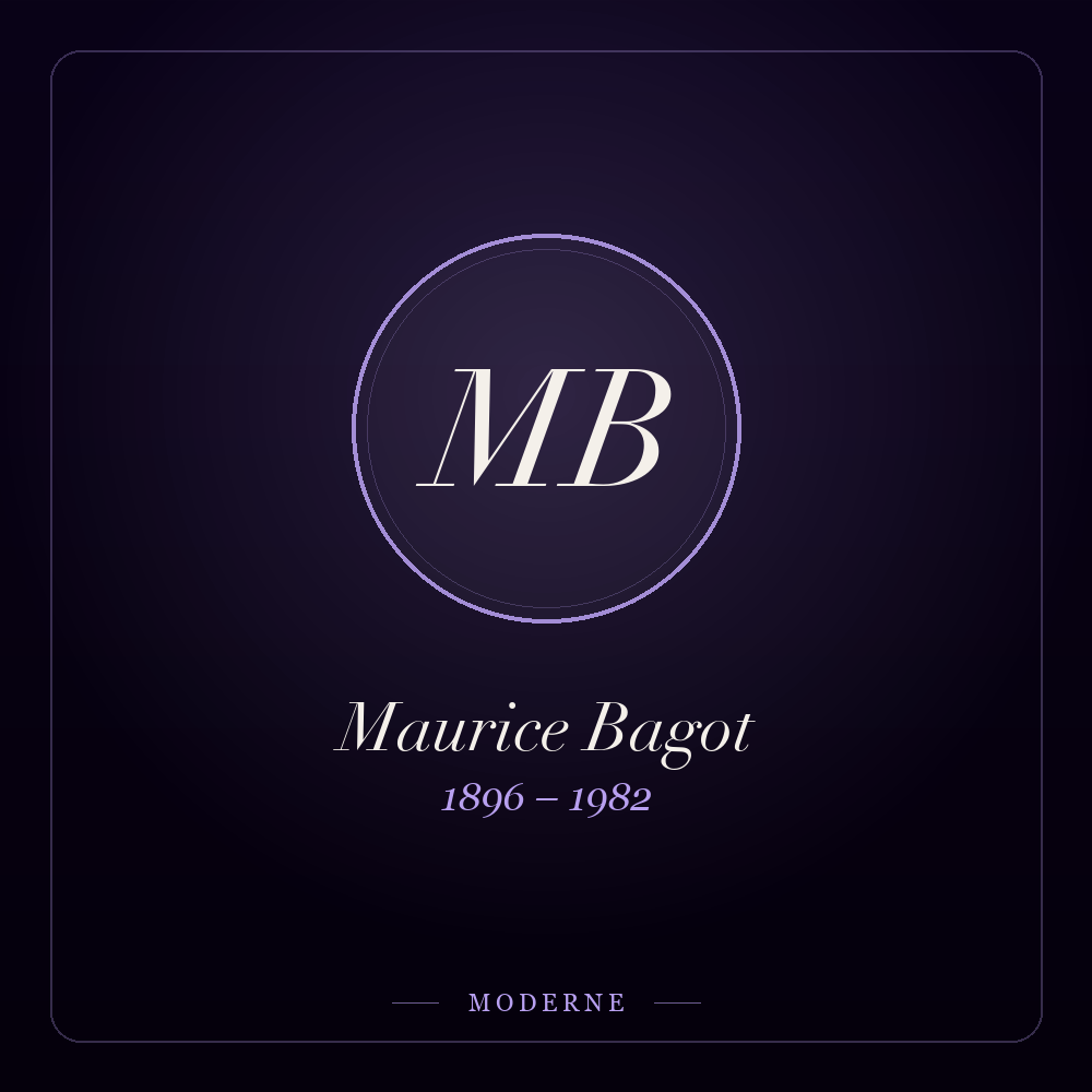 Monogramme de Maurice Bagot