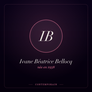 Monogramme de Ivane Béatrice Bellocq