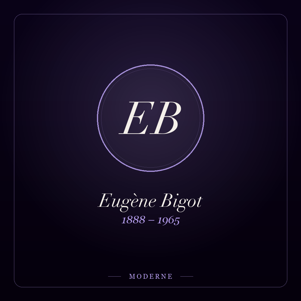 Monogramme de Eugène Bigot