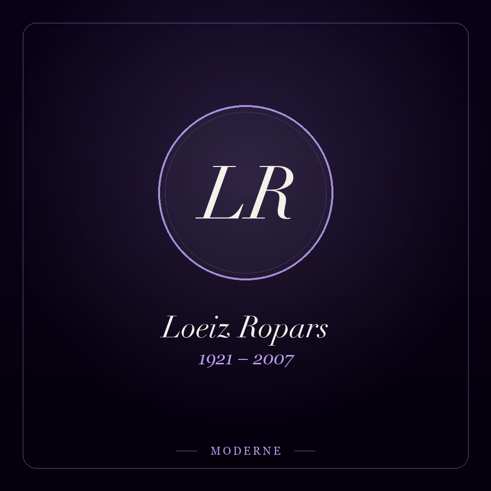 Monogramme de Loeiz Ropars