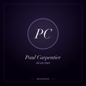 Monogramme de Paul Carpentier