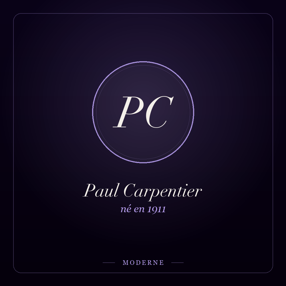 Monogramme de Paul Carpentier