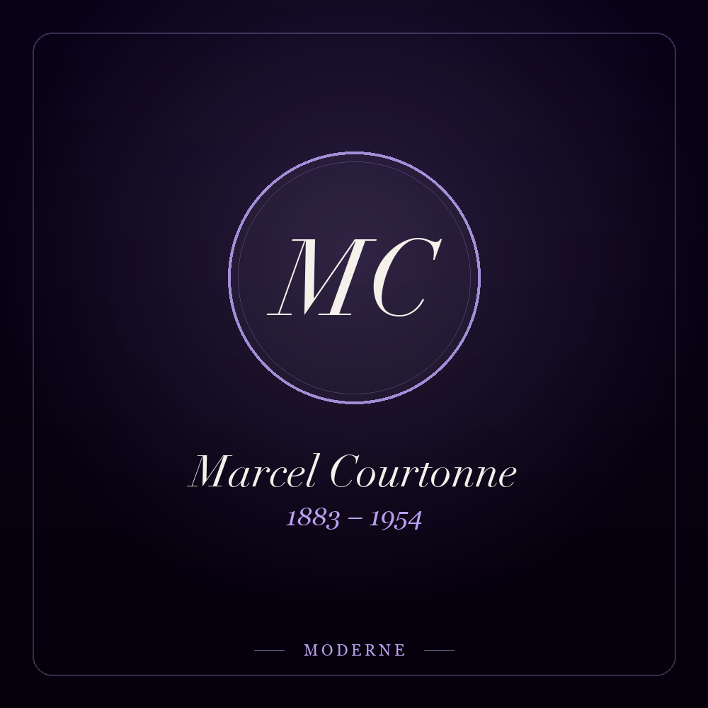 Monogramme de Marcel Courtonne