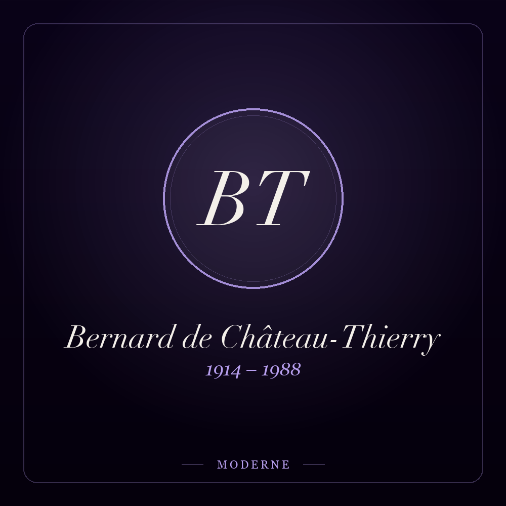 Monogramme de Bernard de Château-Thierry