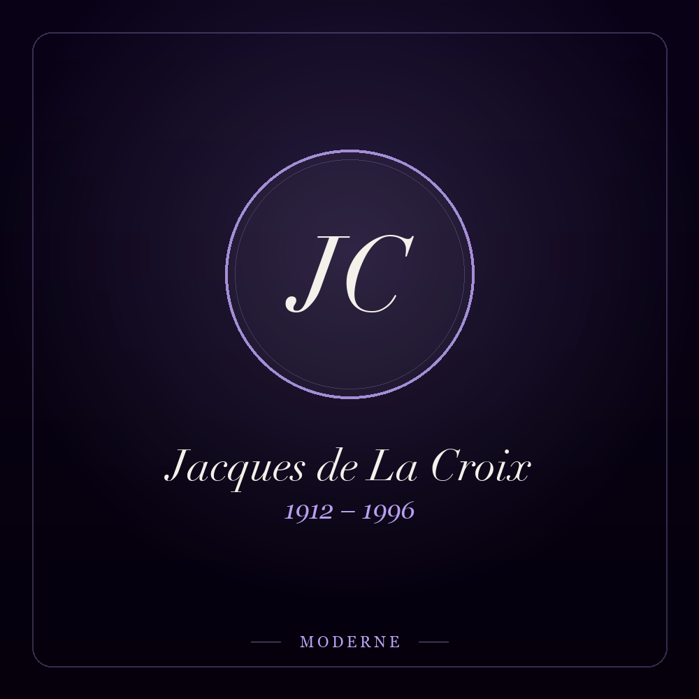 Monogramme de Jacques de La Croix