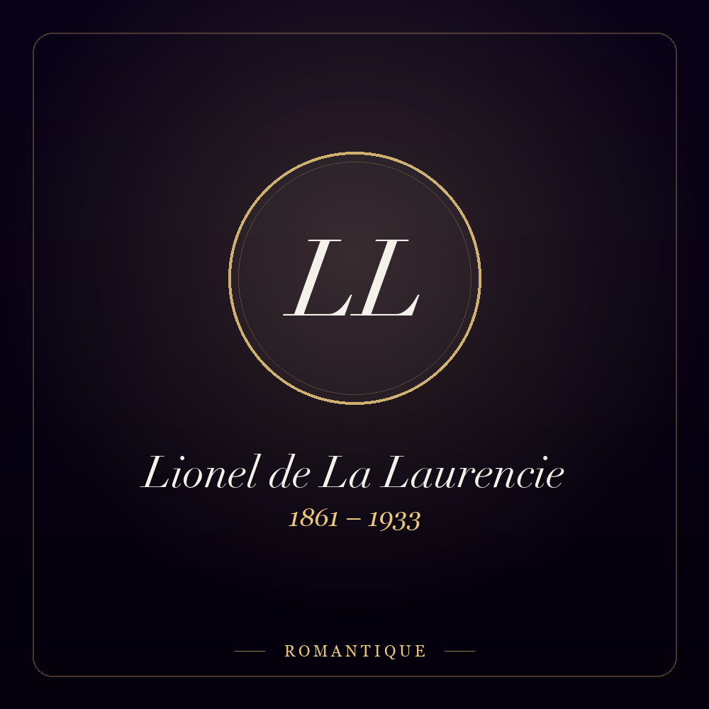 Monogramme de Lionel de La Laurencie