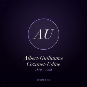 Monogramme de Albert-Guillaume Cozanet-Udine