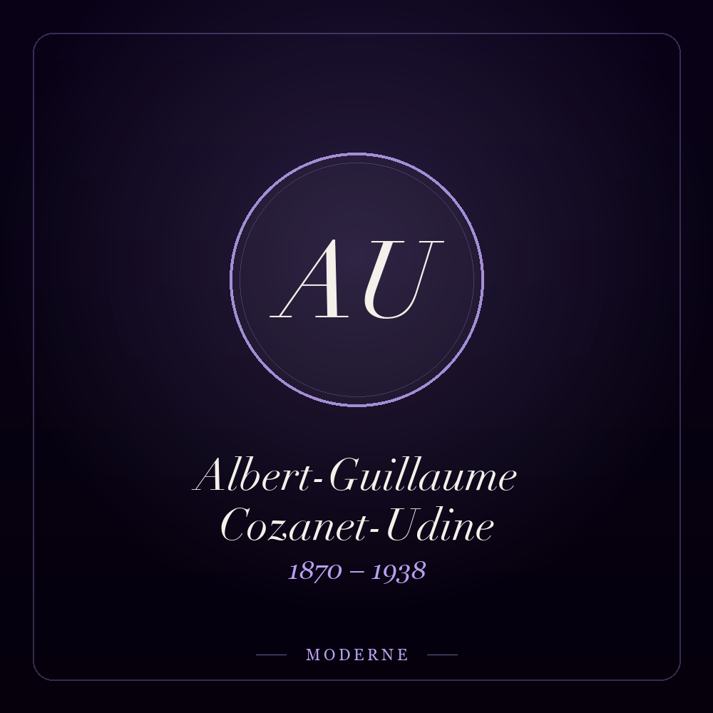 Monogramme de Albert-Guillaume Cozanet-Udine