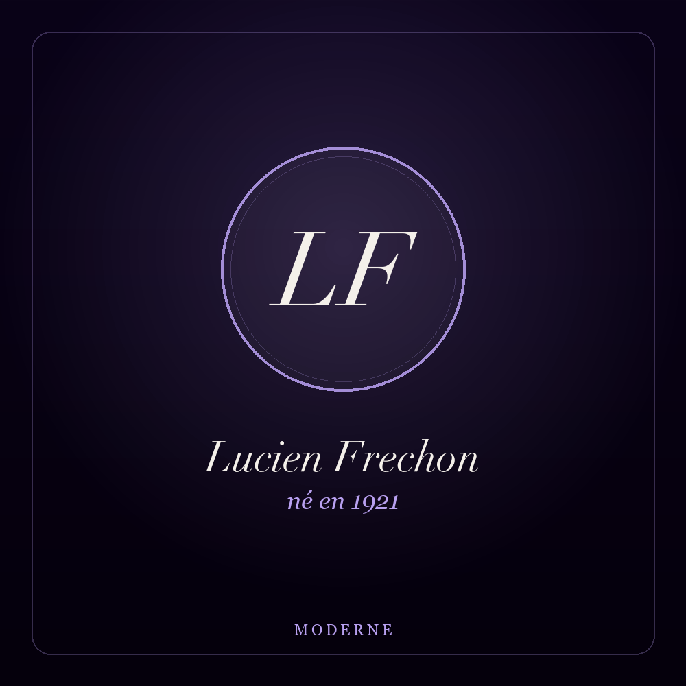 Monogramme de Lucien Frechon