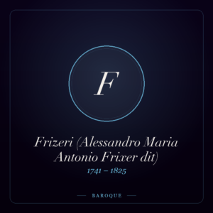 Monogramme de Frizeri (Alessandro Maria Antonio Frixer dit)