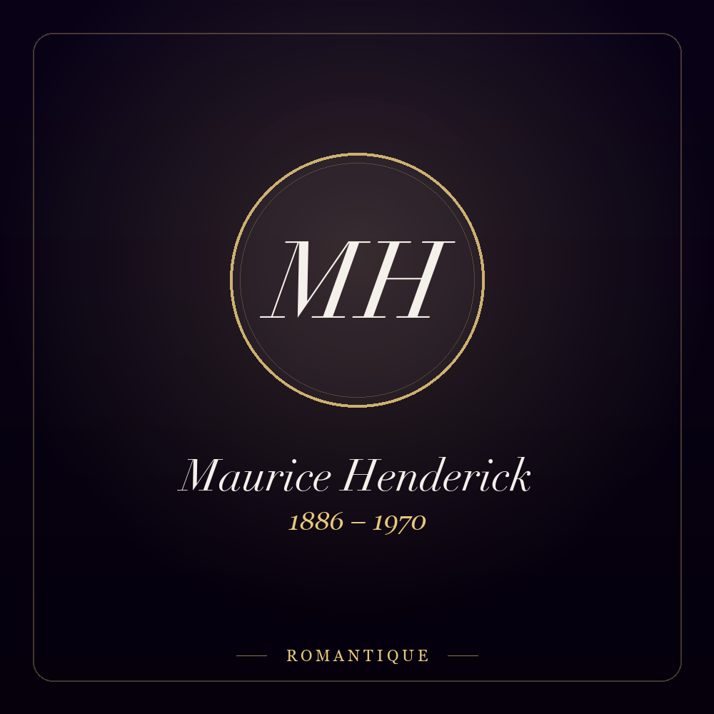 Monogramme de Maurice Henderick