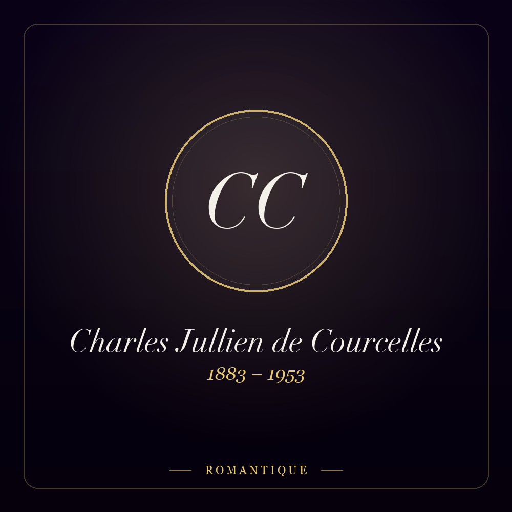 Monogramme de Charles Jullien de Courcelles