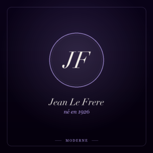 Monogramme de Jean Le Frere