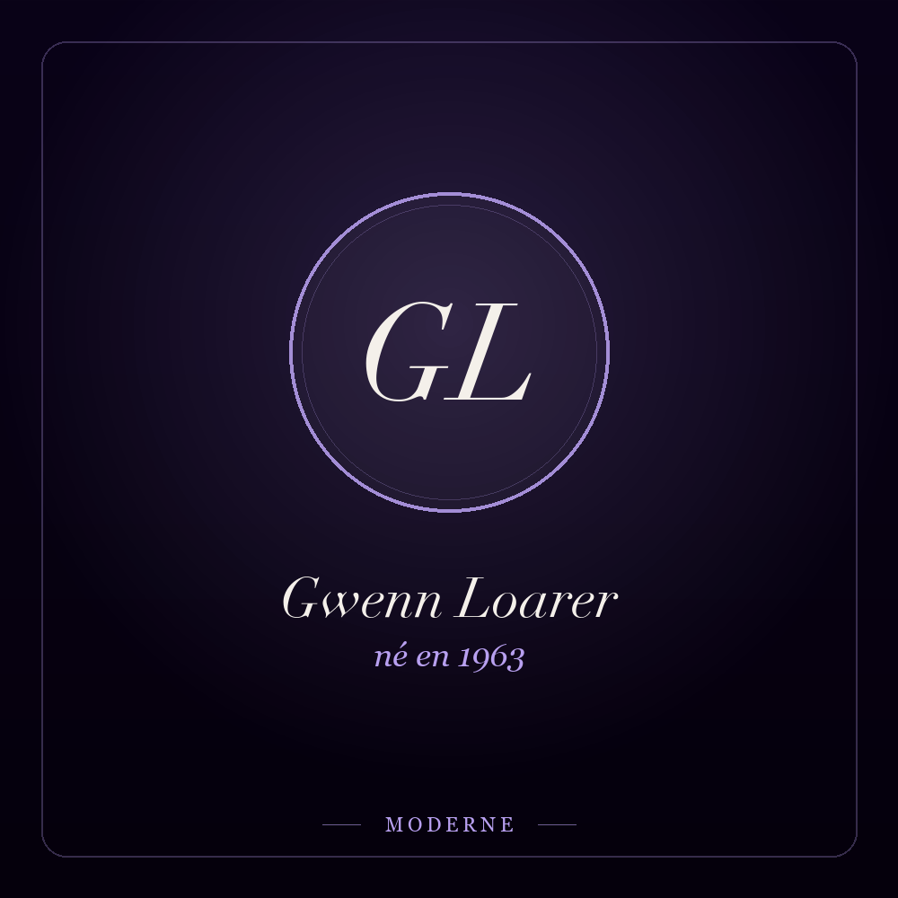 Monogramme de Gwenn Loarer