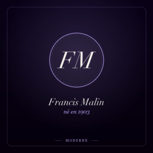 Monogramme de Francis Malin