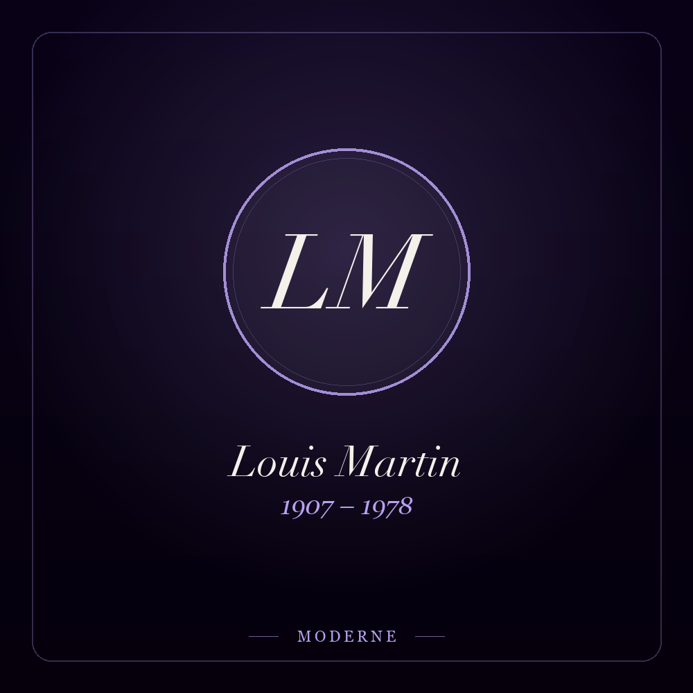 Monogramme de Louis Martin