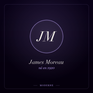 Monogramme de James Moreau