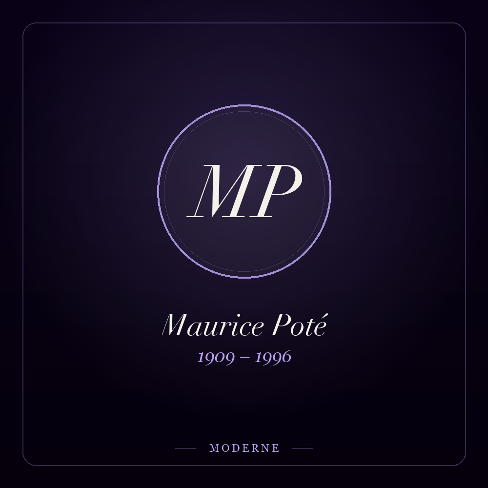 Monogramme de Maurice Poté