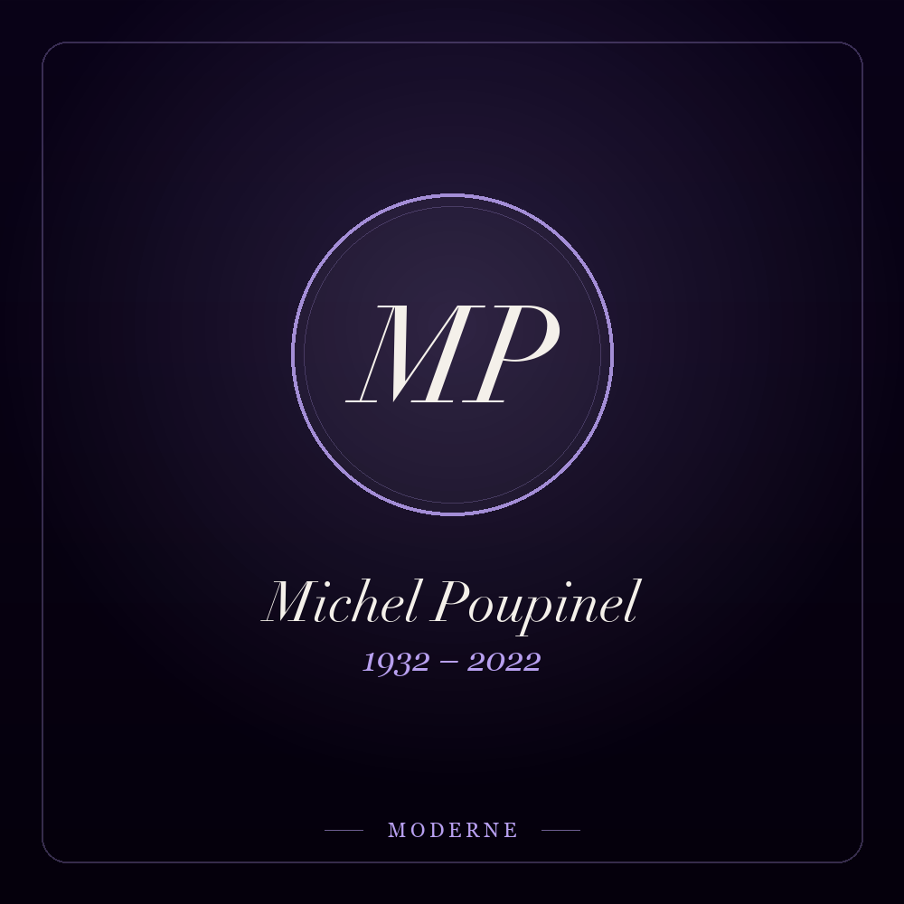Monogramme de Michel Poupinel