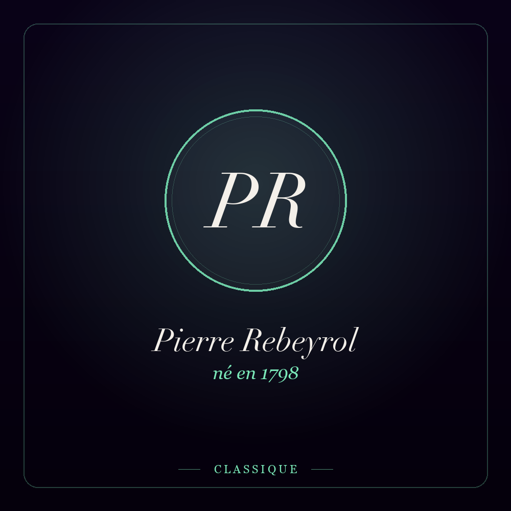 Monogramme de Pierre Rebeyrol
