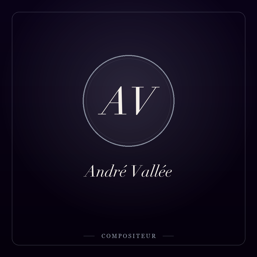 Monogramme de André Vallée