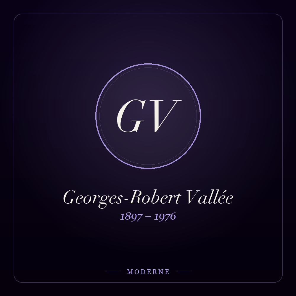 Monogramme de Georges-Robert Vallée