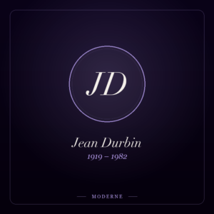 Monogramme de Jean Durbin