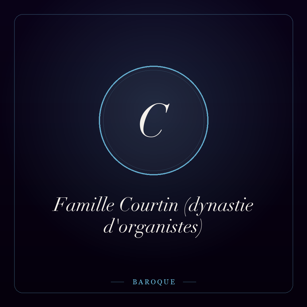 Monogramme de Famille Courtin (dynastie d'organistes)