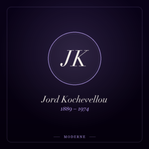 Monogramme de Jord Kochevellou