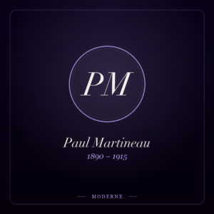 Monogramme de Paul Martineau