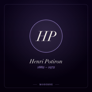 Monogramme de Henri Potiron