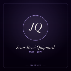 Monogramme de Jean-René Quignard