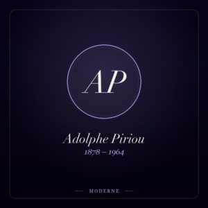Monogramme de Adolphe Piriou