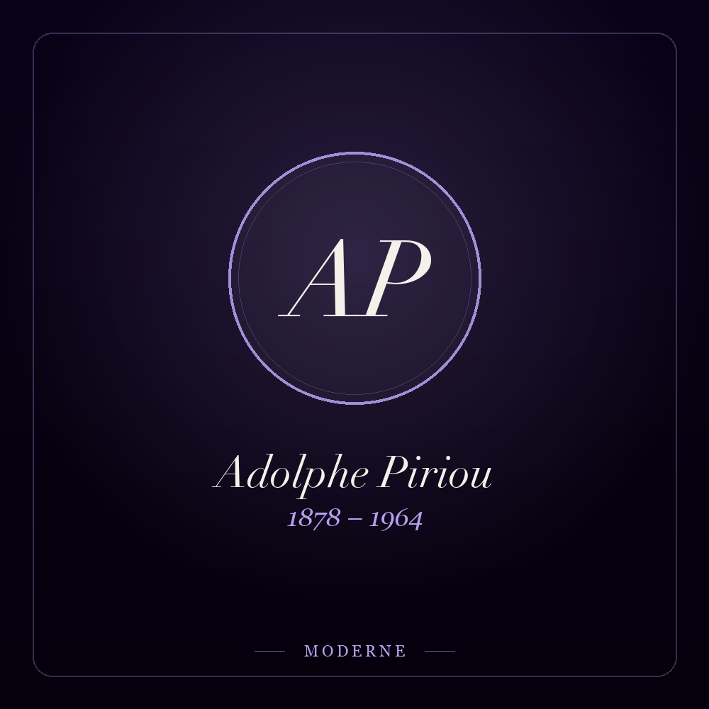 Monogramme de Adolphe Piriou